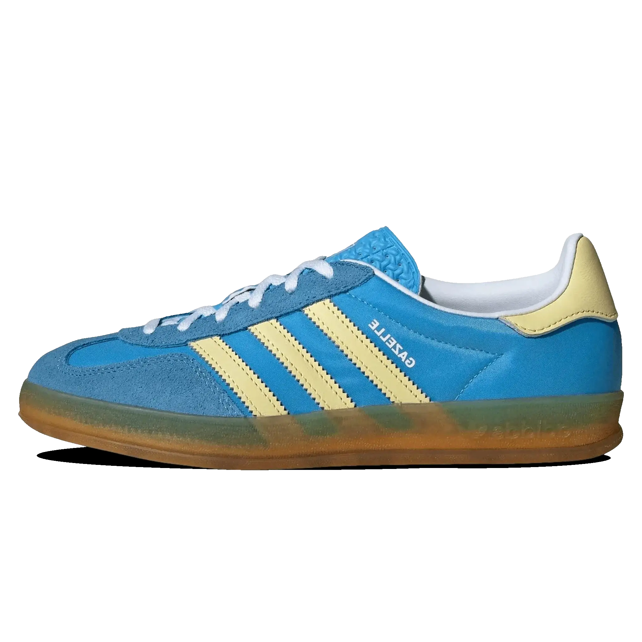 Tênis Adidas Gazelle Indoor Feminino 'Blue Burst Yellow' Azul - IE2960