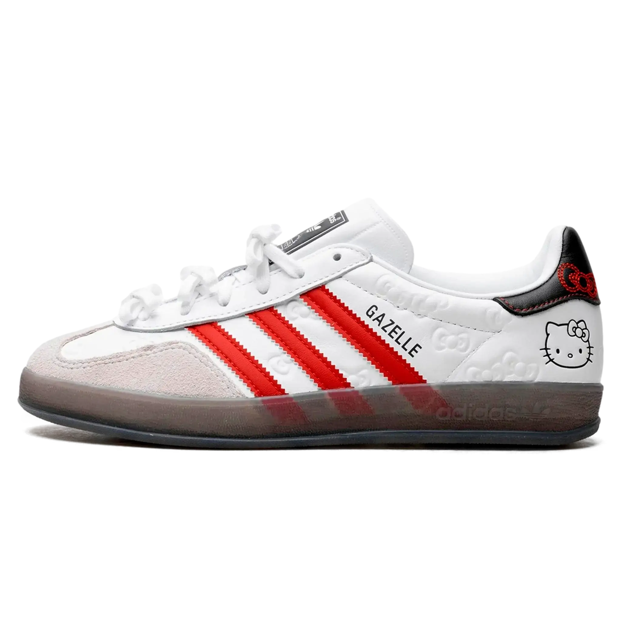 Tênis Adidas Gazelle Indoor x Hello Kitty "50th Anniversary" Branco - II0013