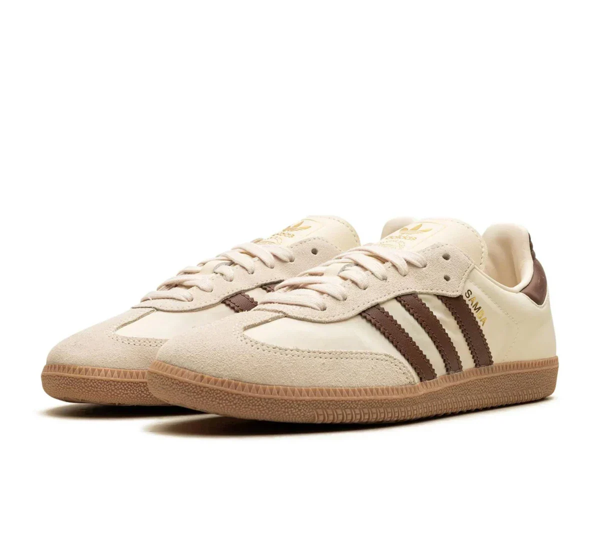 Adidas Samba 'Cream White Preloved Brown' Creme/Marrom - ID1447