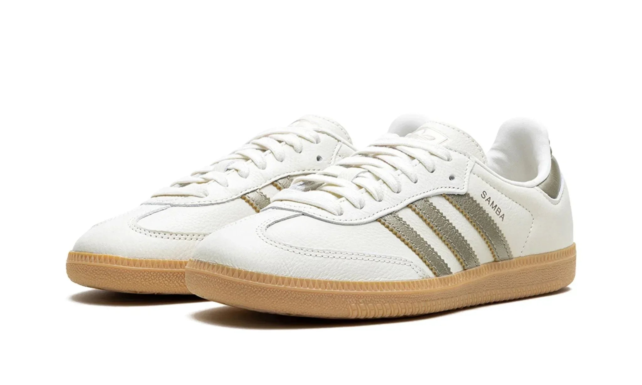 Tênis Adidas Samba OG Feminino "Cyber Mettalic" Branco - IG1964