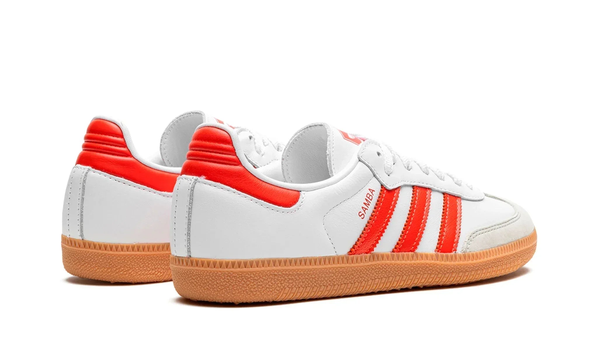 Tênis Adidas Samba OG Feminino "White Solar Red" Branco / Vermelho - IF6513