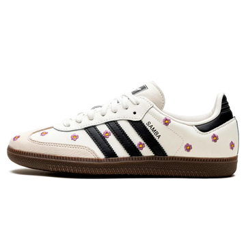 Tênis Adidas Samba OG Feminino 'White Floral Embroidery' Branco - IF4398