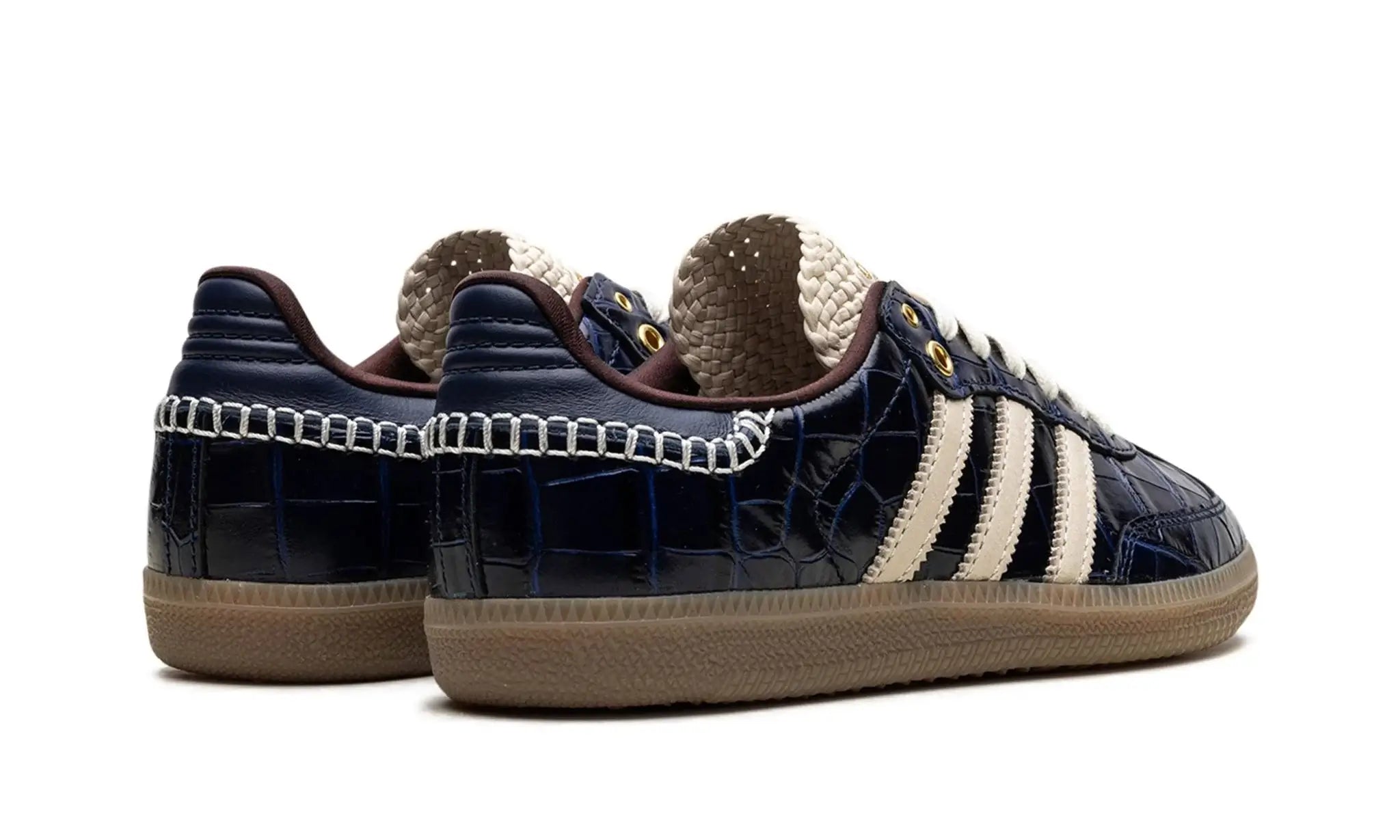 Tênis Adidas Samba x Wales Bonner "Navy Croc" Azul - JH9825