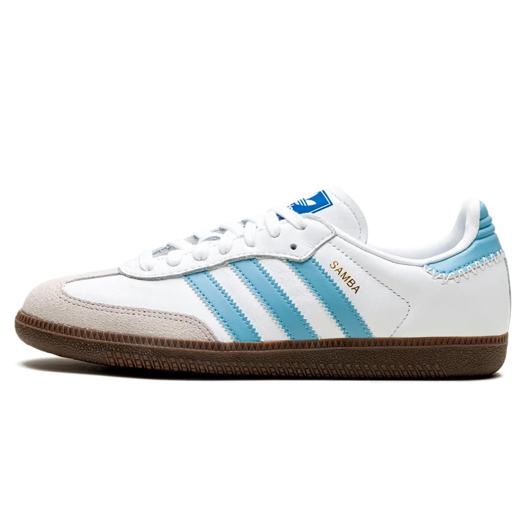Tênis Adidas Samba OG Feminino "White Sky Blue" - JI2003