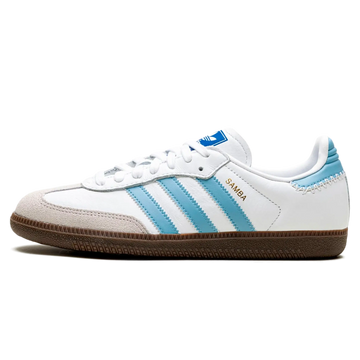 Tênis Adidas Samba OG Feminino "White Sky Blue" - JI2003