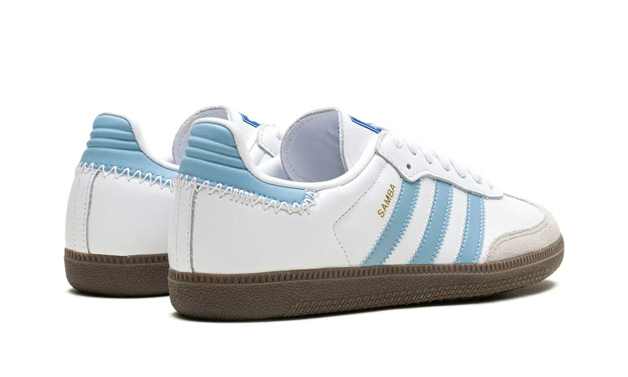 Tênis Adidas Samba OG Feminino "White Sky Blue" - JI2003