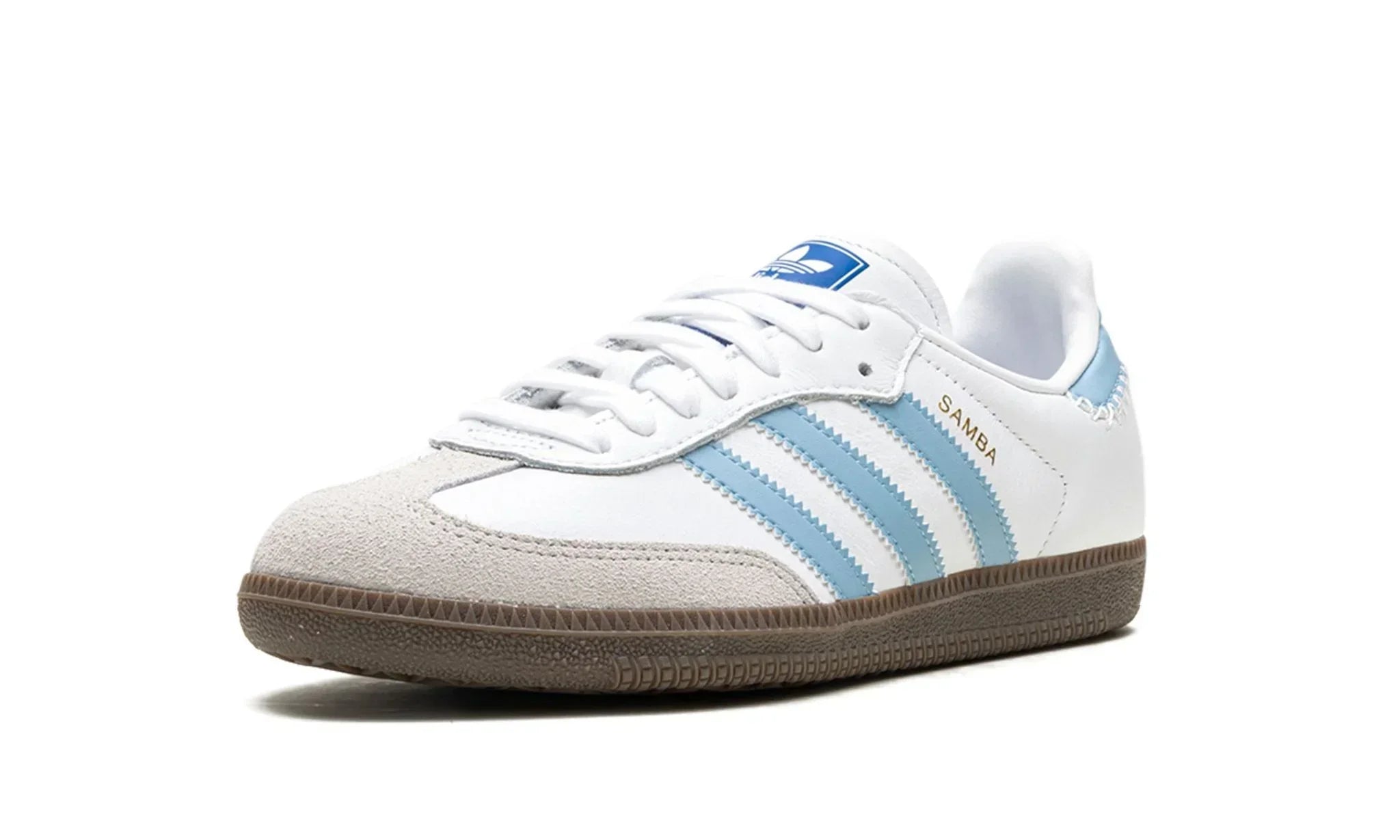 Tênis Adidas Samba OG Feminino "White Sky Blue" - JI2003