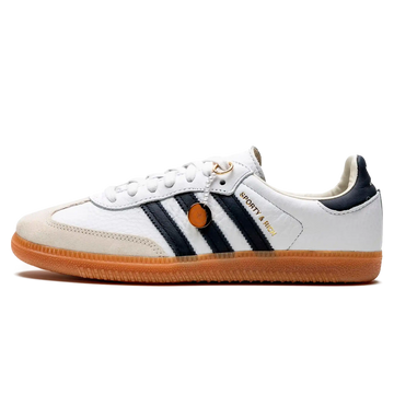 Tênis Adidas Samba OG x Sporty & Rich "Cloud White" - HP3354