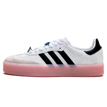 Tênis Adidas Sambae Feminino "Hello Kitty" Branco / Rosa - IG4450
