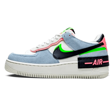 Tênis Air Force 1 Shadow Feminino "Sunset Pulse" Azul - CU8591-101