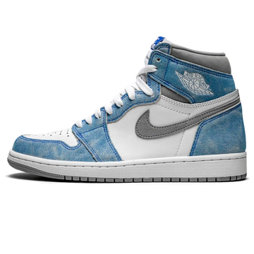 Tênis Air Jordan 1 High "Hyper Royal" Azul / Branco - 555088-402