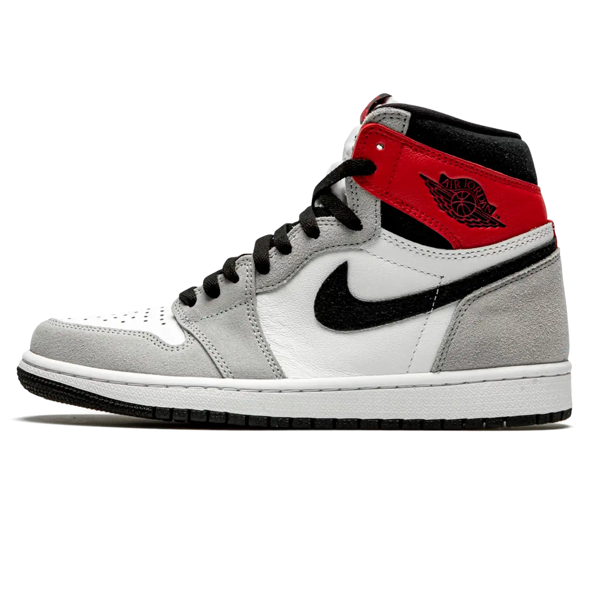 Tênis Air Jordan 1 High "Smoke Grey" Cinza - 555088-126