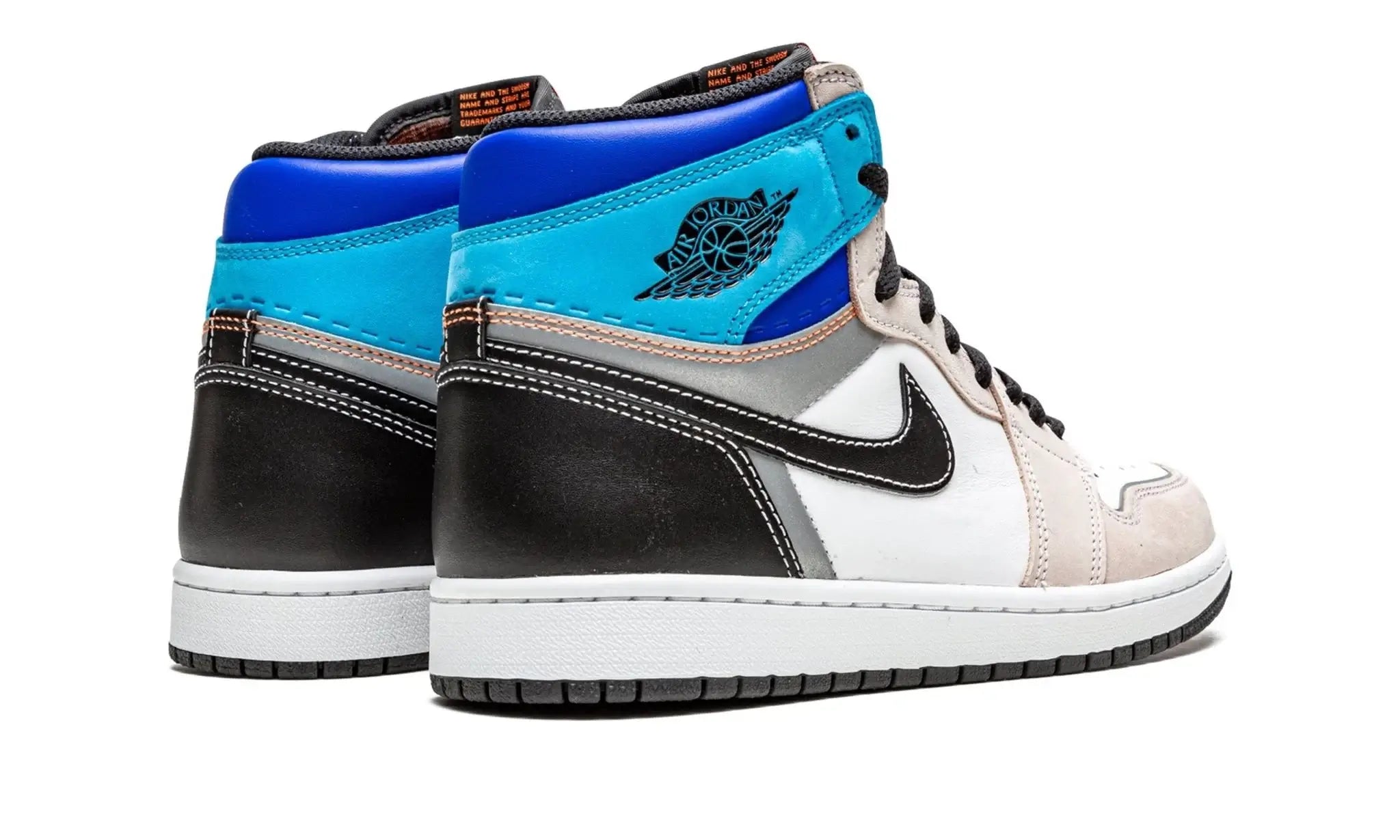 Tênis Air Jordan 1 High "Prototype" Cinza / Azul - DC6515-100