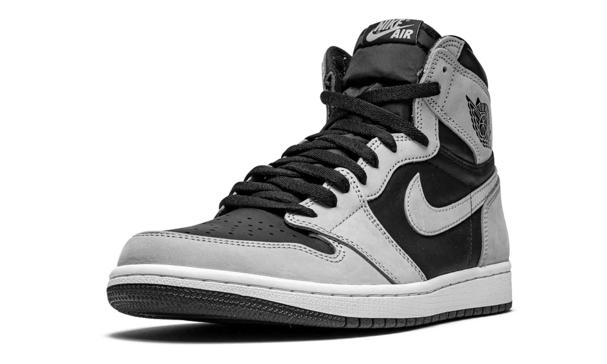 Tênis Air Jordan 1 High "Shadow 2.0" Cinza / Preto - 555088-035