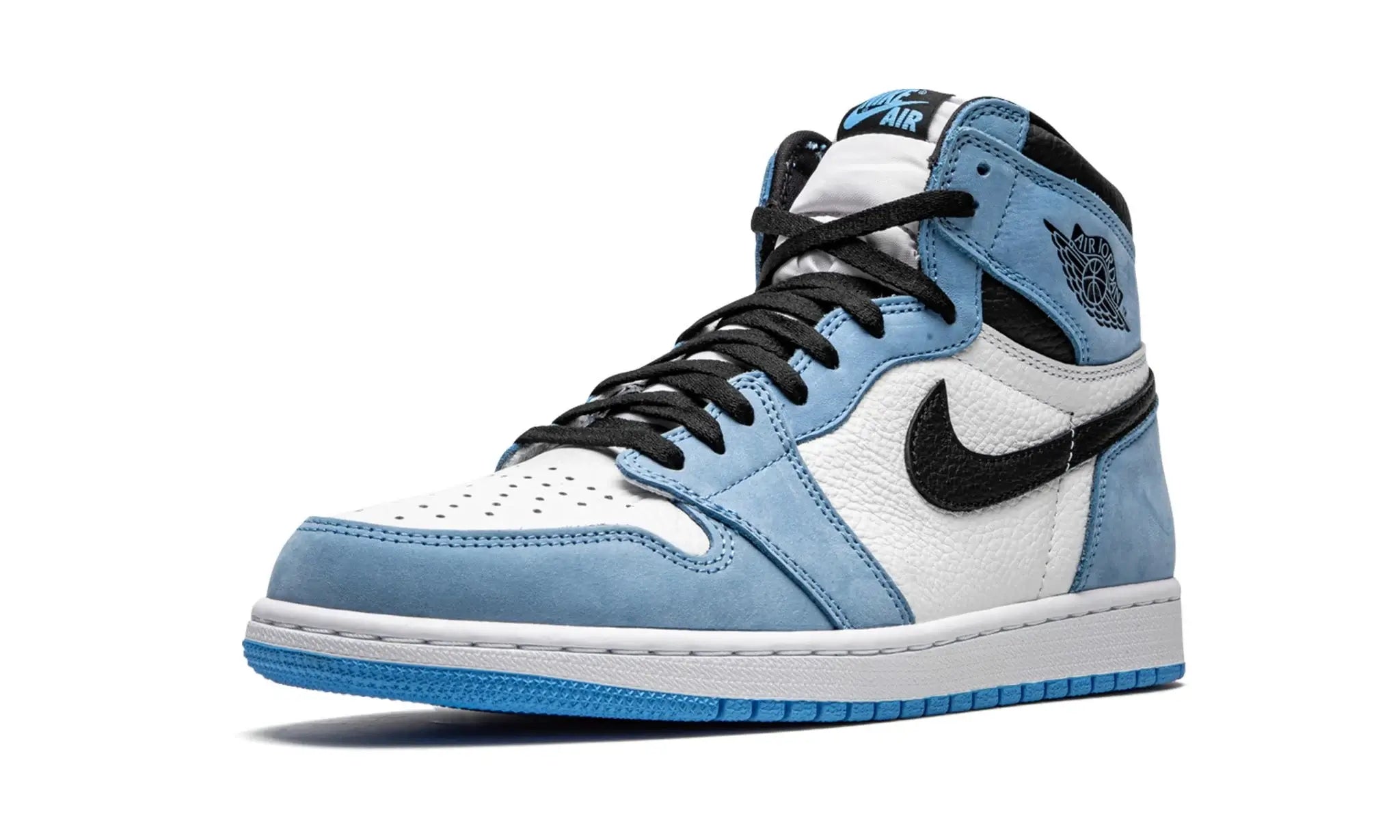 Tênis Air Jordan 1 High "University Blue" Azul / Branco - 555088-134