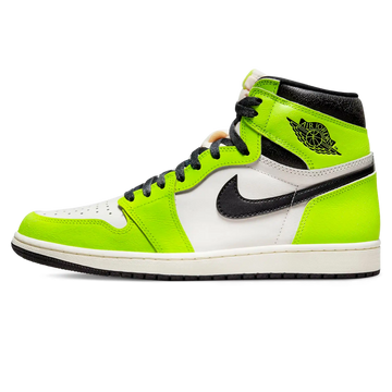 Tênis Air Jordan 1 High "Visionaire Volt" Verde - 555088-702
