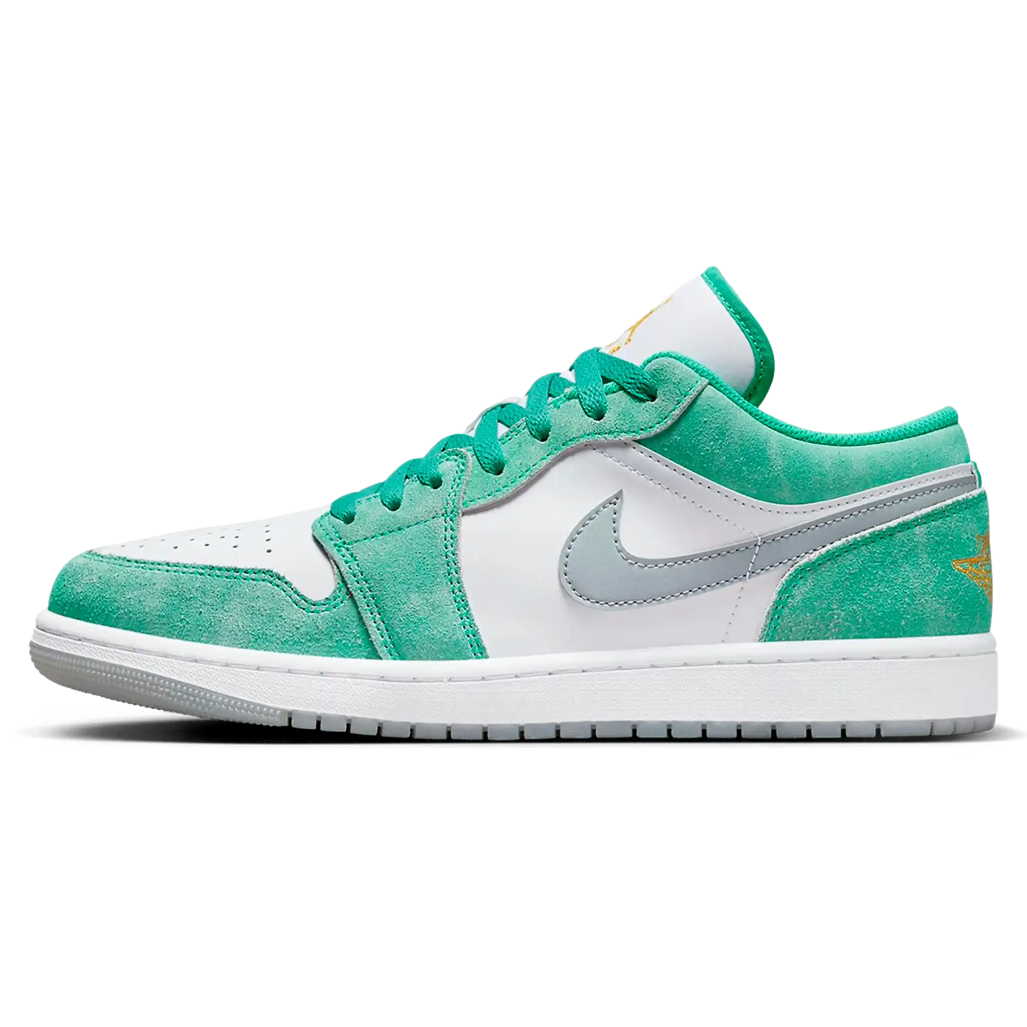 Tênis Air jordan 1 Low Masculino "Emerald Grey" Verde - DN3705-301