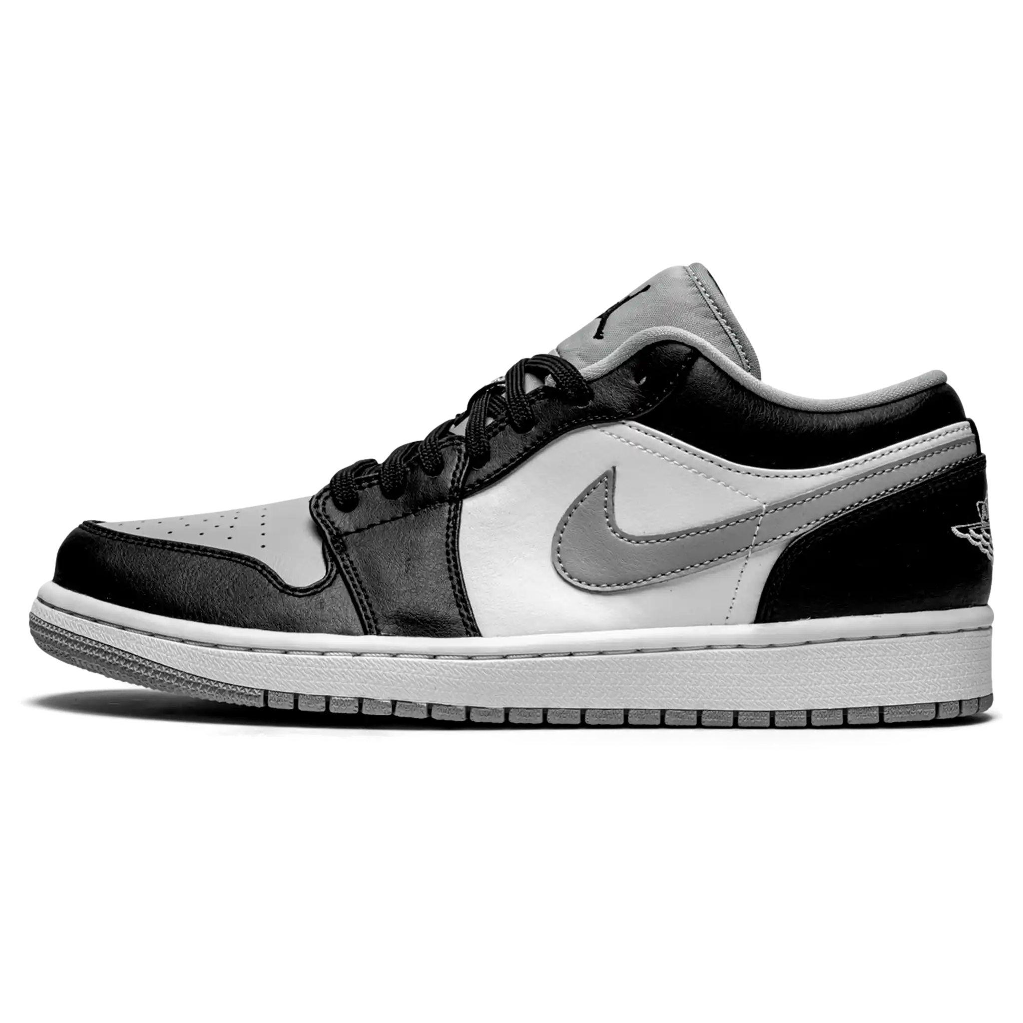 Tênis Air Jordan 1 Low "Shadow Black Grey" - 553558-039