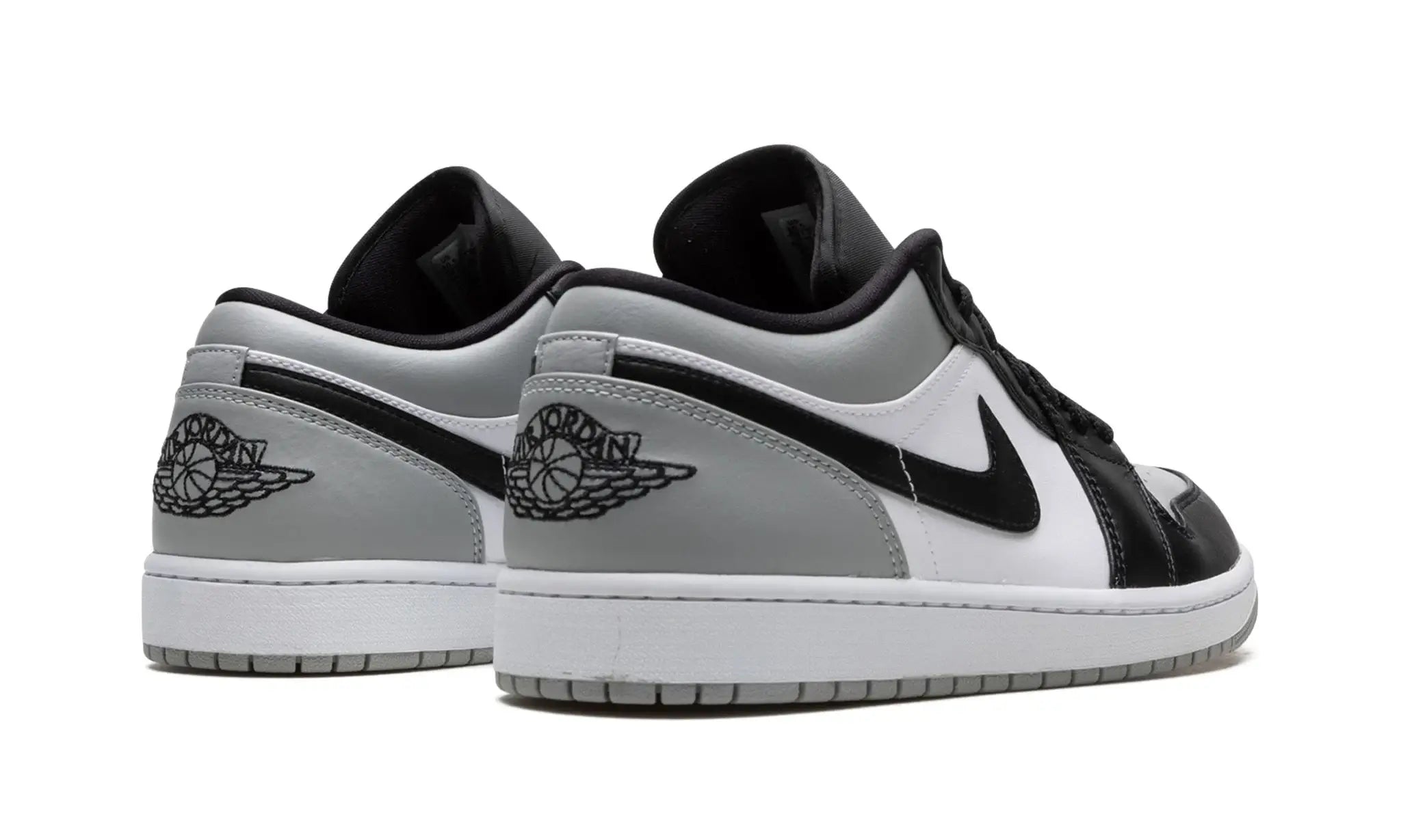 Tênis Air jordan 1 Low Masculino "Shadow Toe" Cinza / Preto - 553558-052