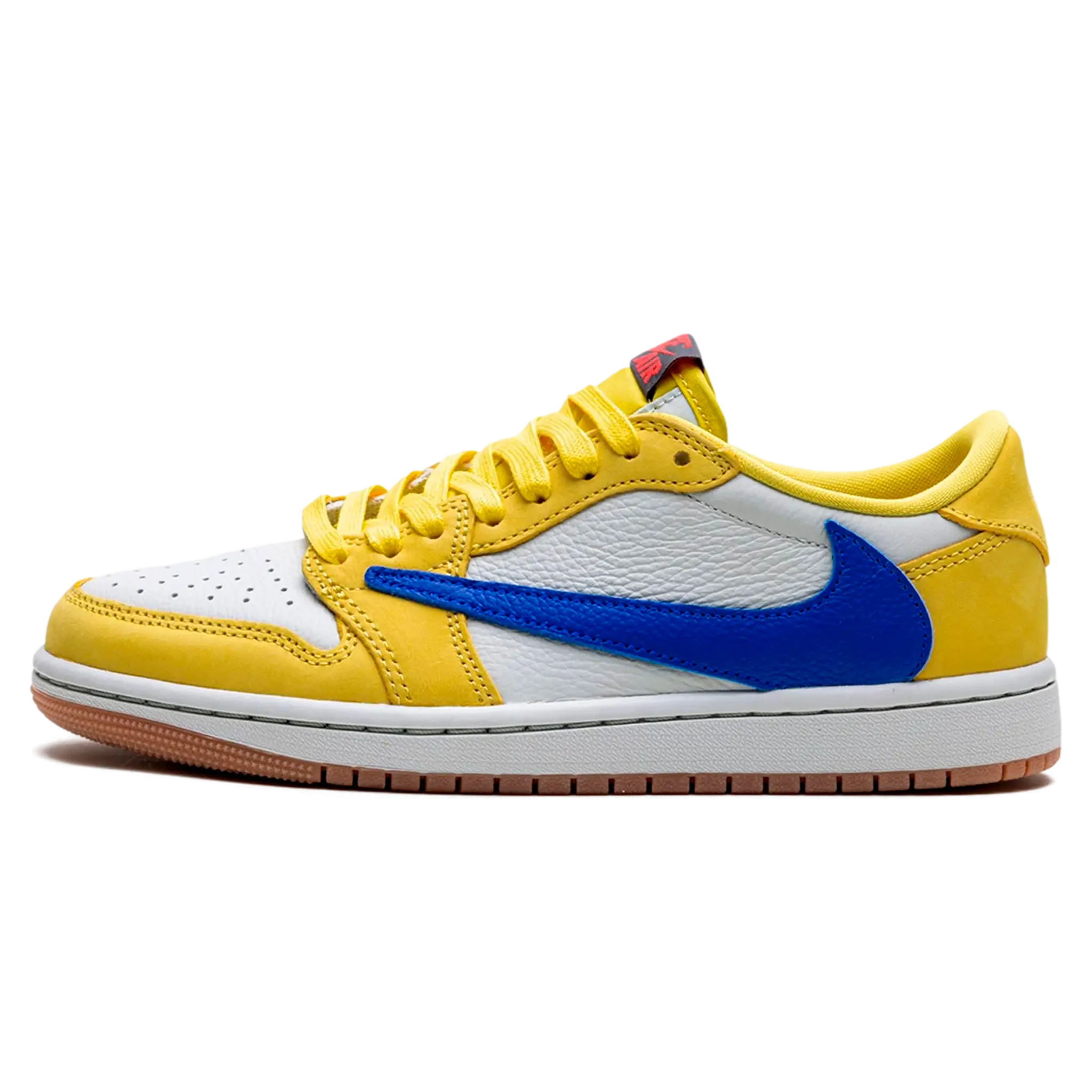 Tênis Air Jordan 1 Low x Travis Scott "Canary" Amarelo - DZ4137-700