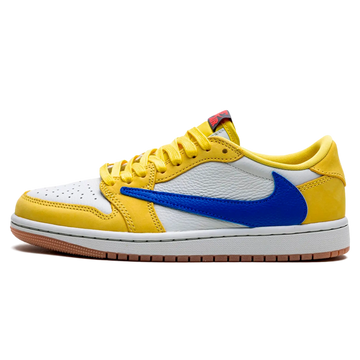 Tênis Air Jordan 1 Low x Travis Scott "Canary" Amarelo - DZ4137-700