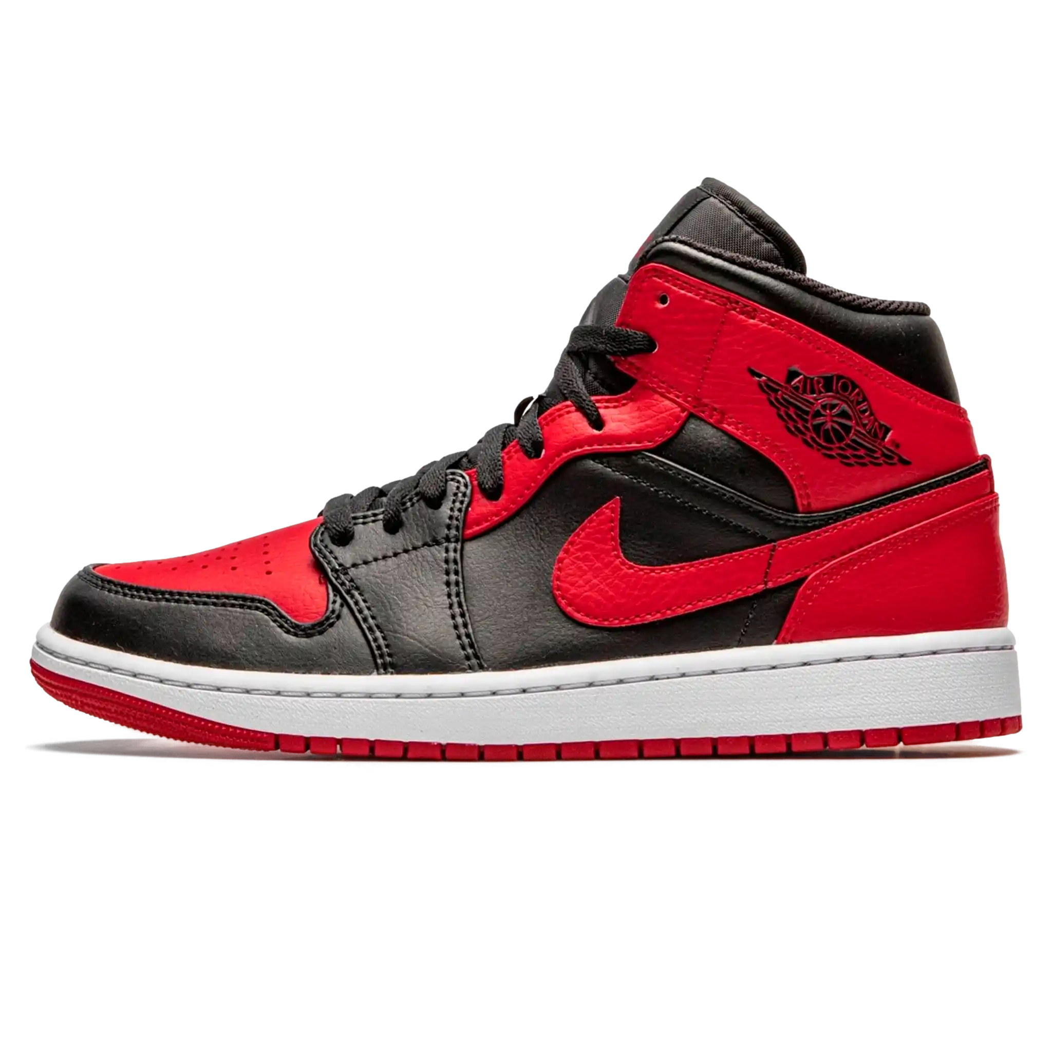 Tênis Air Jordan 1 Mid "Banned" Vermelho / Preto - 554725-074