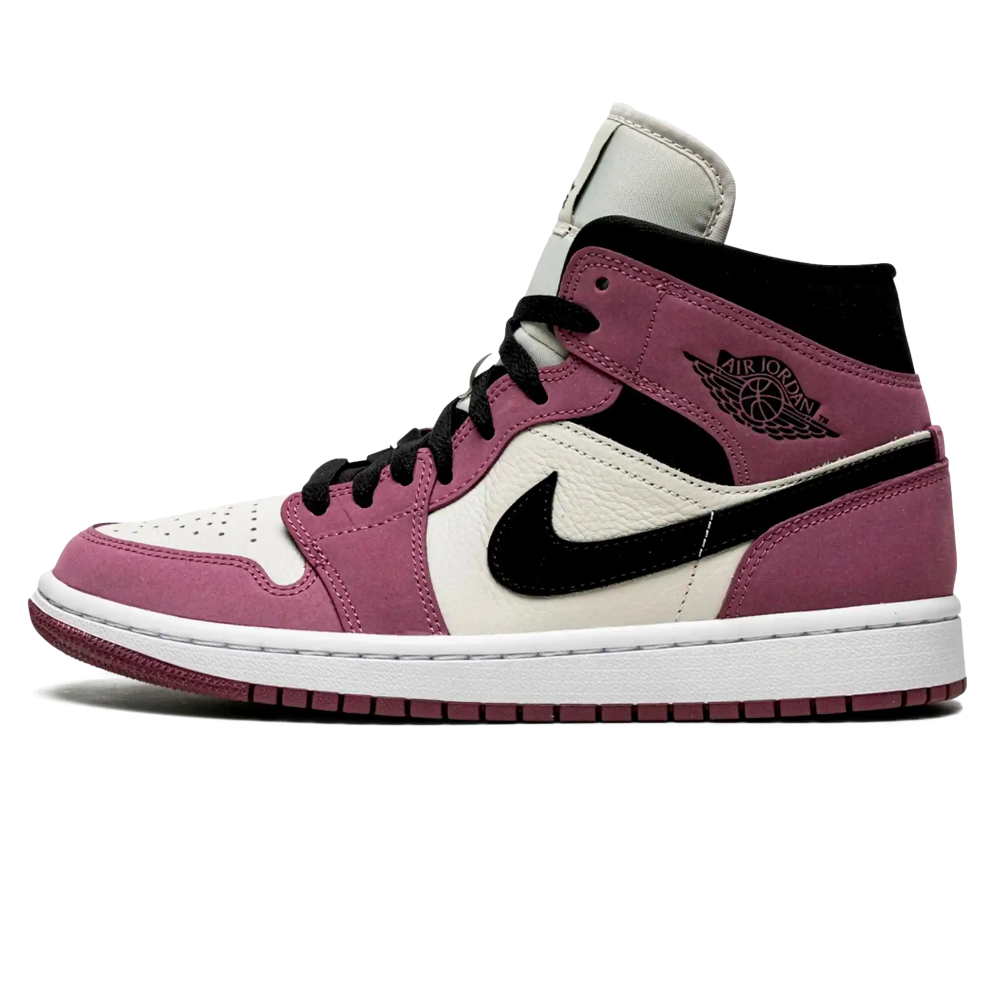 Tênis Air Jordan 1 Mid Feminino "Berry Pink" Rosa - DC7267-500