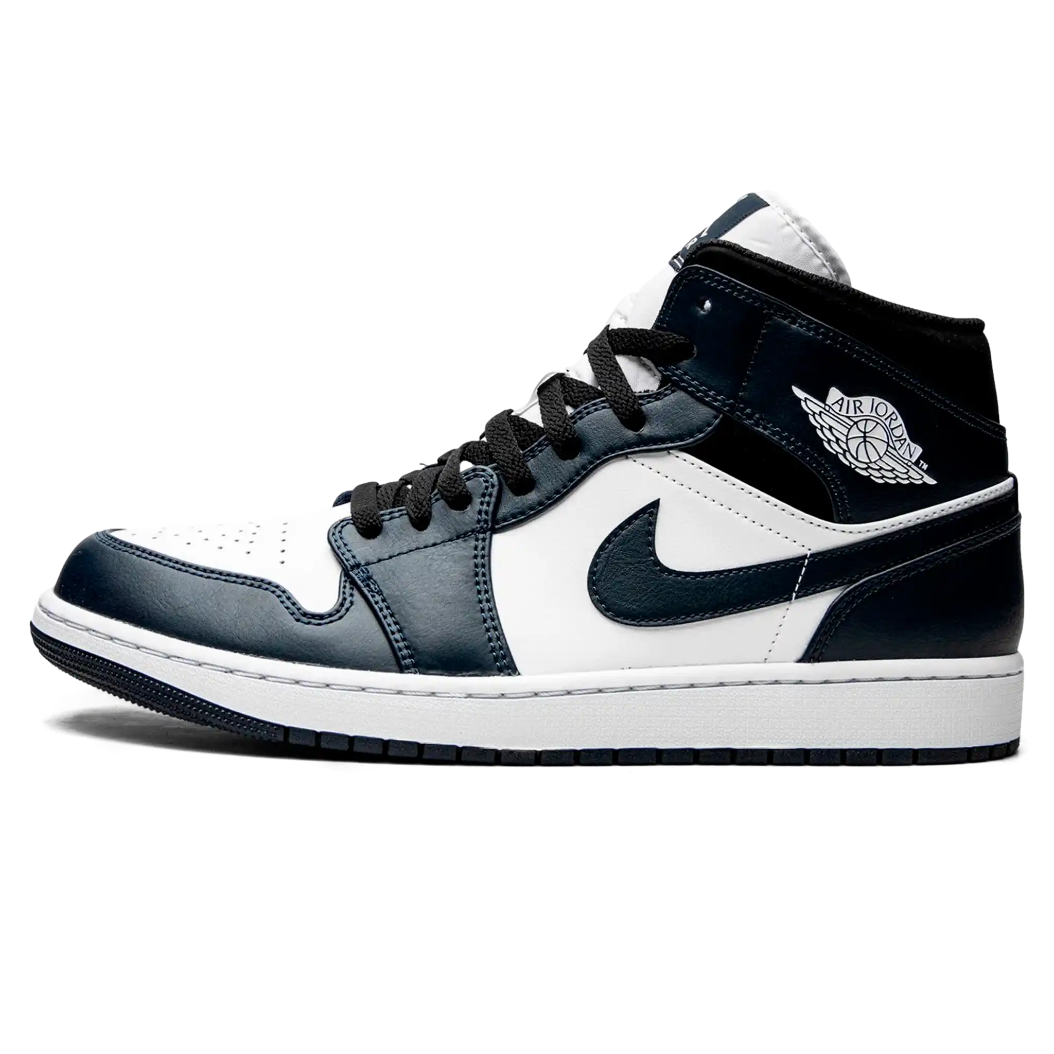 Tênis Air Jordan 1 Mid Feminino "Dark Teal" Azul - 554724-411