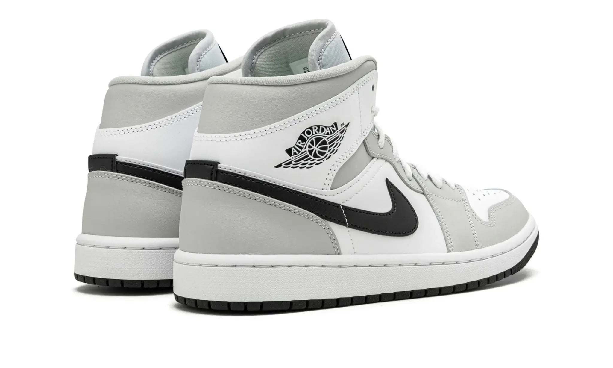 Tênis Air Jordan 1 Mid Feminino "Light Smoke Grey" Cinza - 554725-092