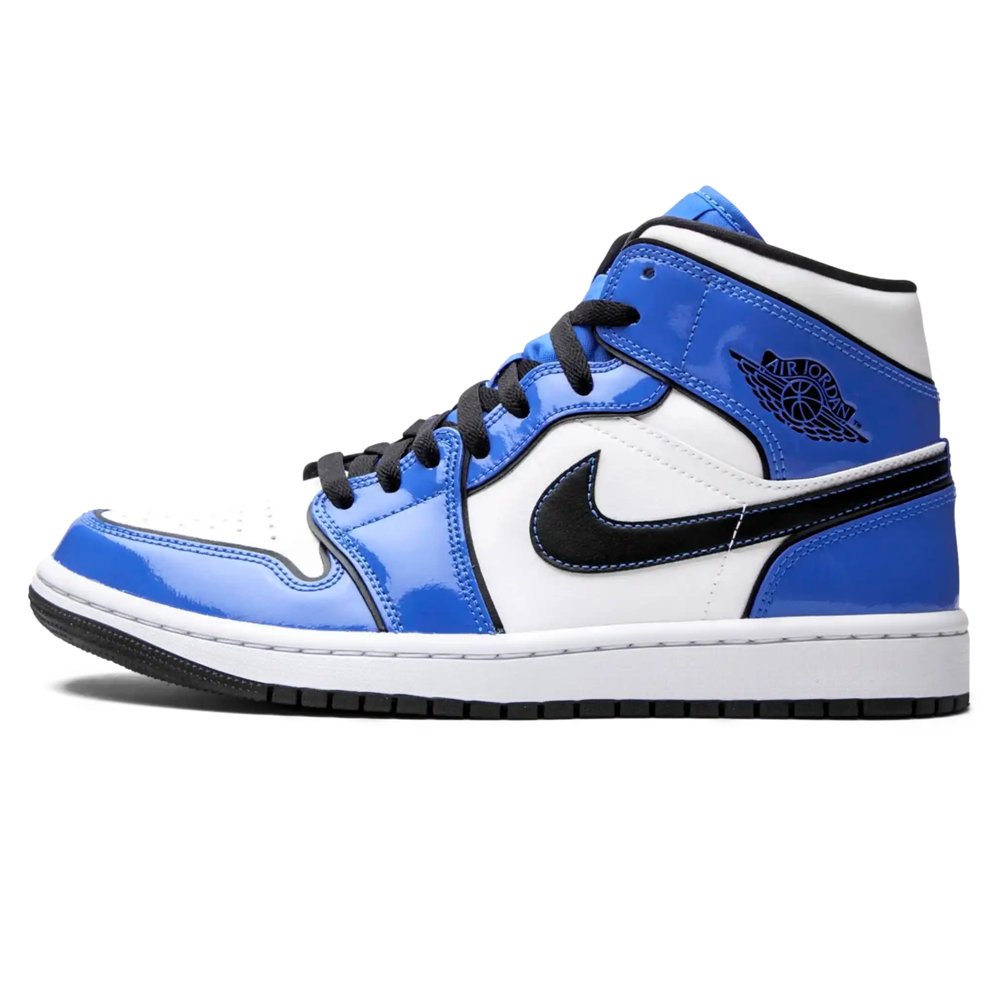 Tênis Air Jordan 1 Mid Feminino "Signal Blue" Azul - BQ6931-402