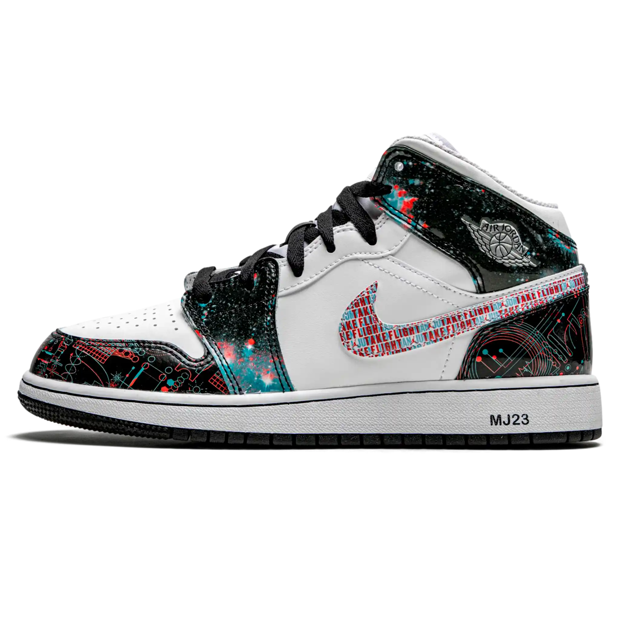 Tênis Air Jordan 1 Mid "Take Flight" Azul - BQ6931-114