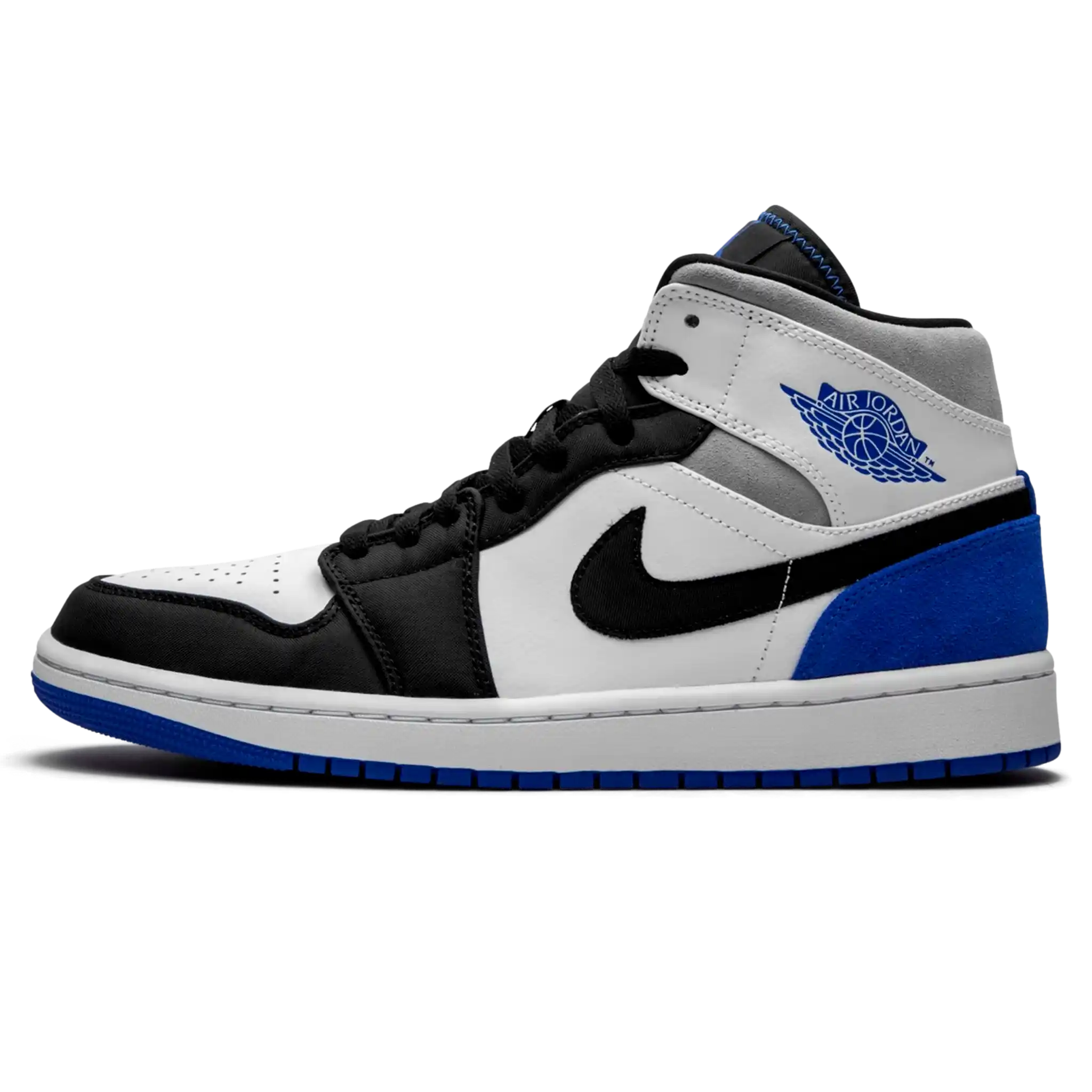 Tênis Air Jordan 1 Mid "Union Royal" - 852542-102