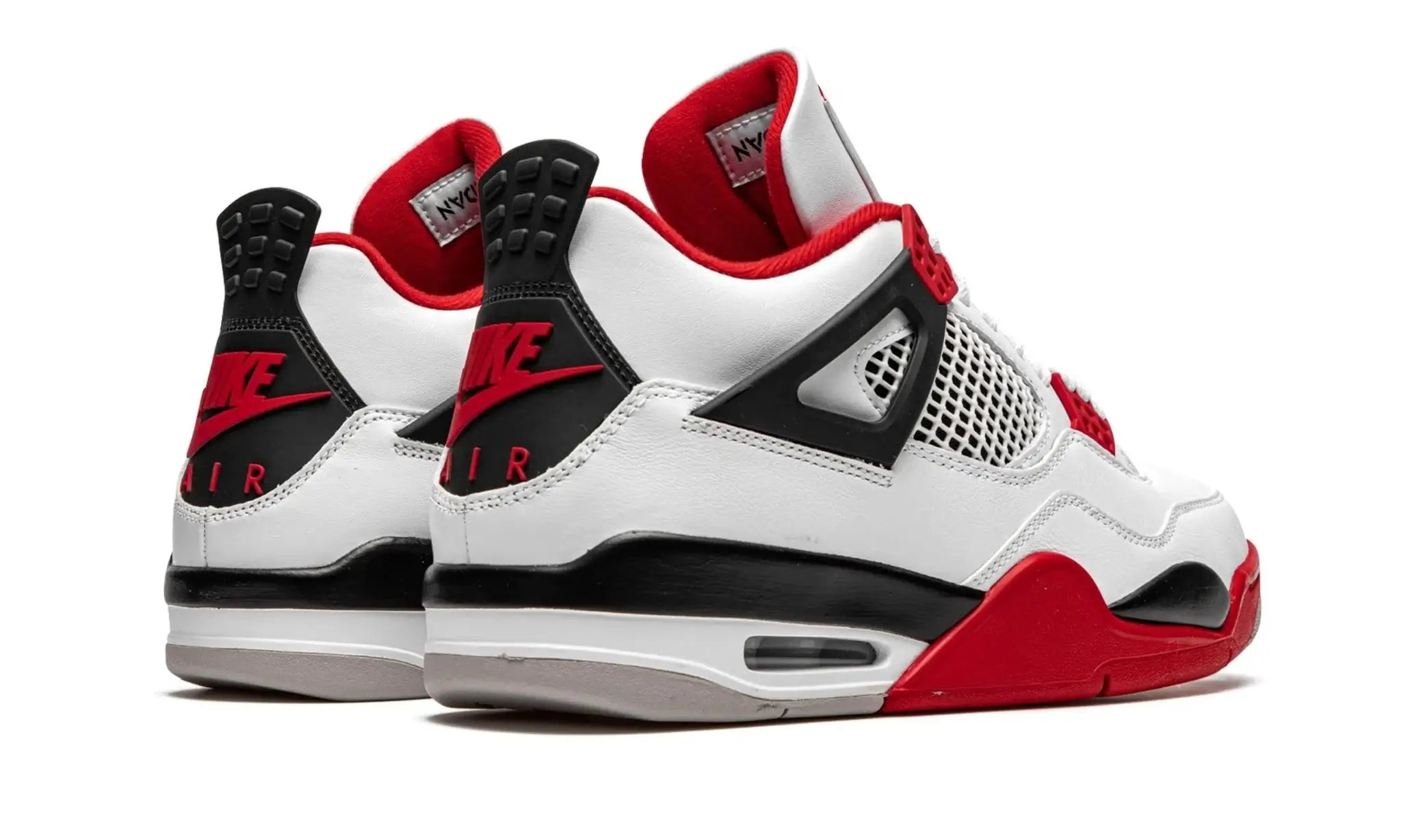 Tênis Air Jordan 4 "Fire Red" Branco / Vermelho - DC7770-160
