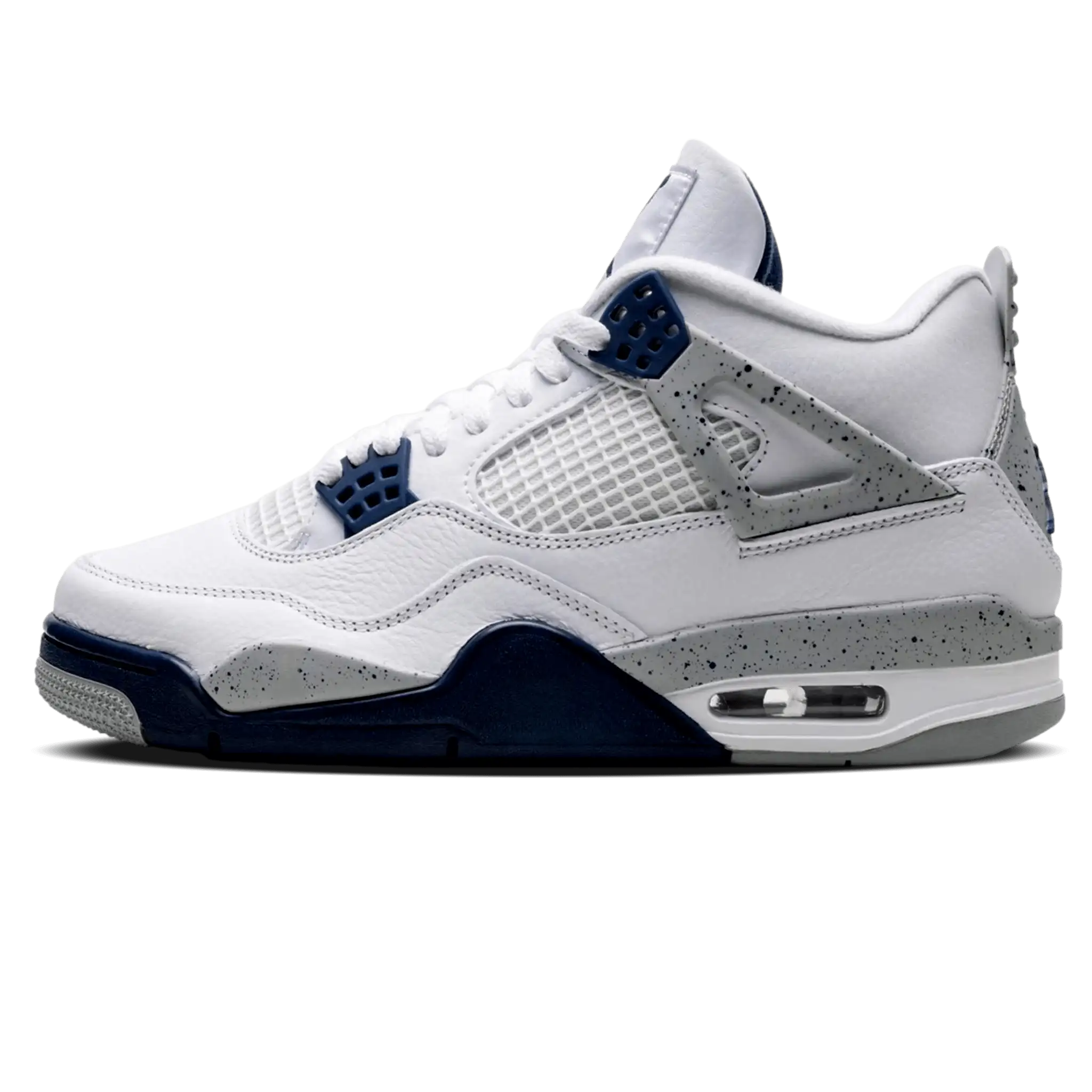 Tênis Air jordan 4 "Midnight Navy" Branco / Azul - DH6927-140