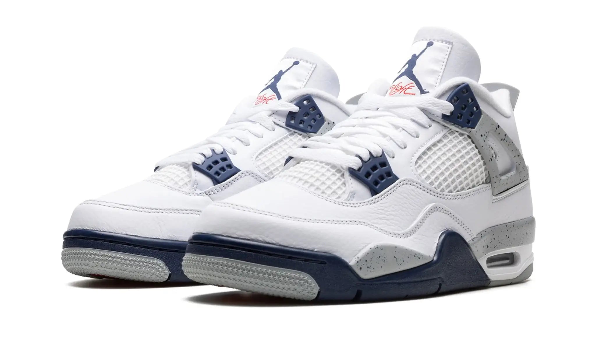 Tênis Air jordan 4 "Midnight Navy" Branco / Azul - DH6927-140