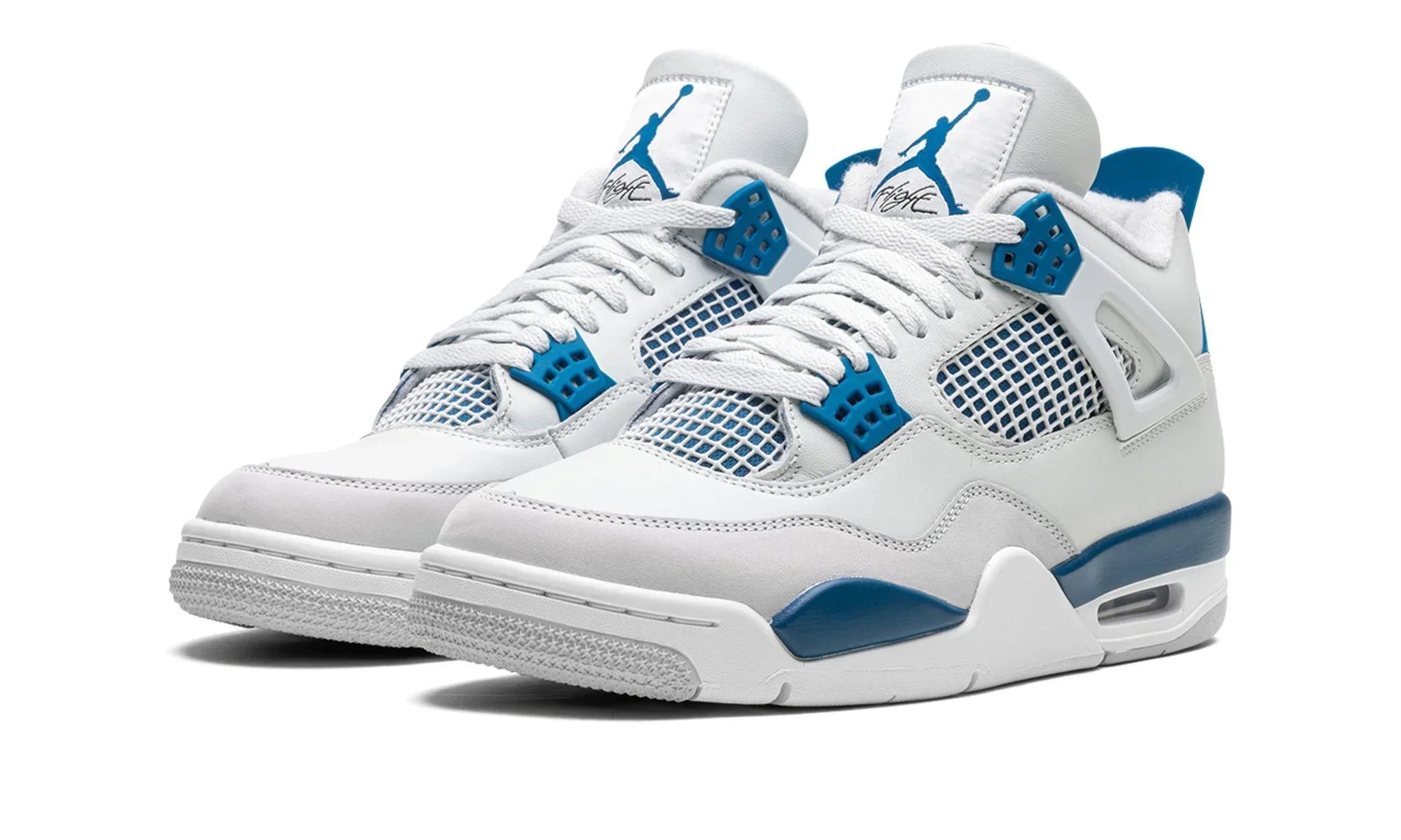 Tênis Air Jordan 4 "Military Blue" Branco / Azul - FV5029-141