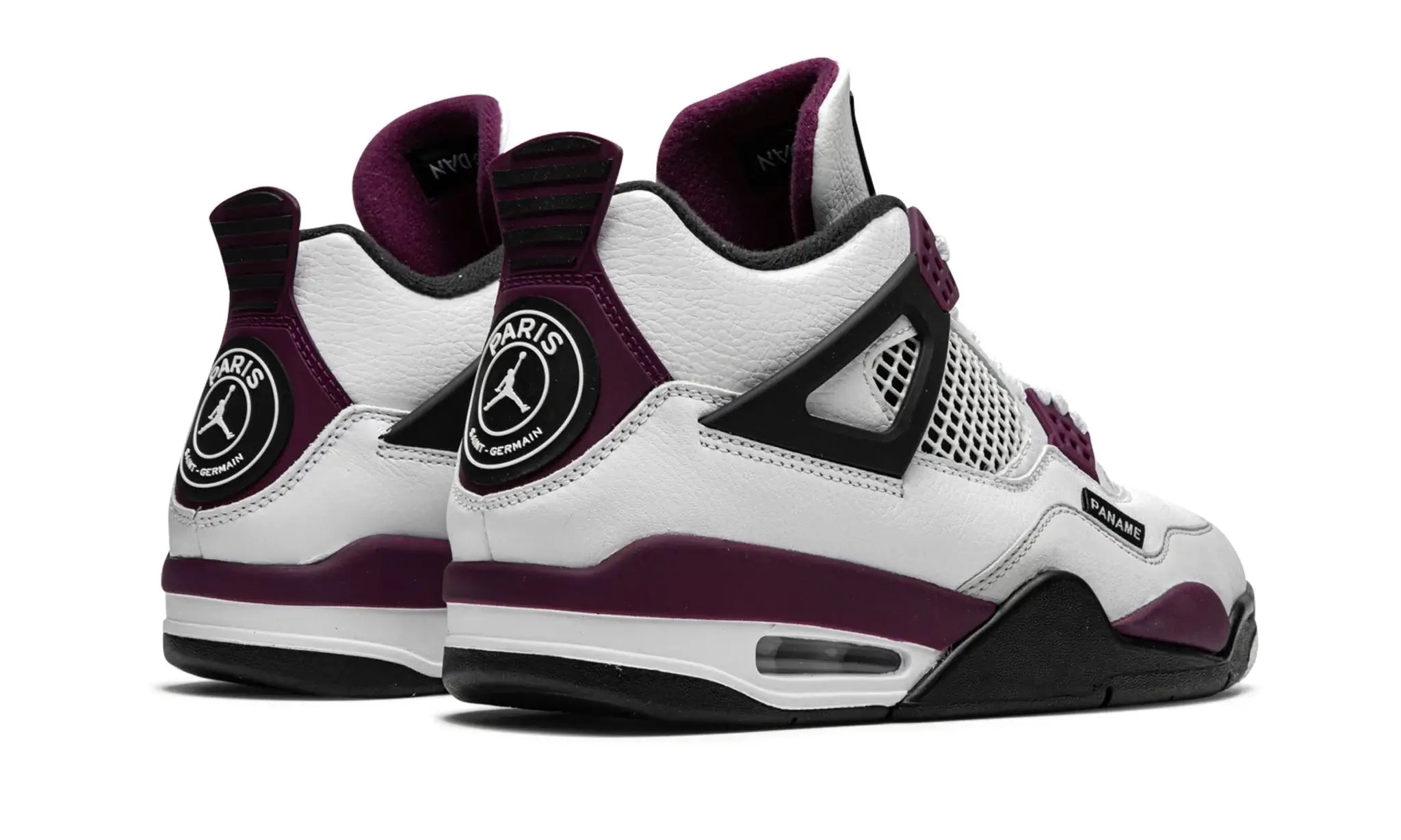 Tênis Air Jordan 4 "PSG" Branco / Roxo - CZ5624-100