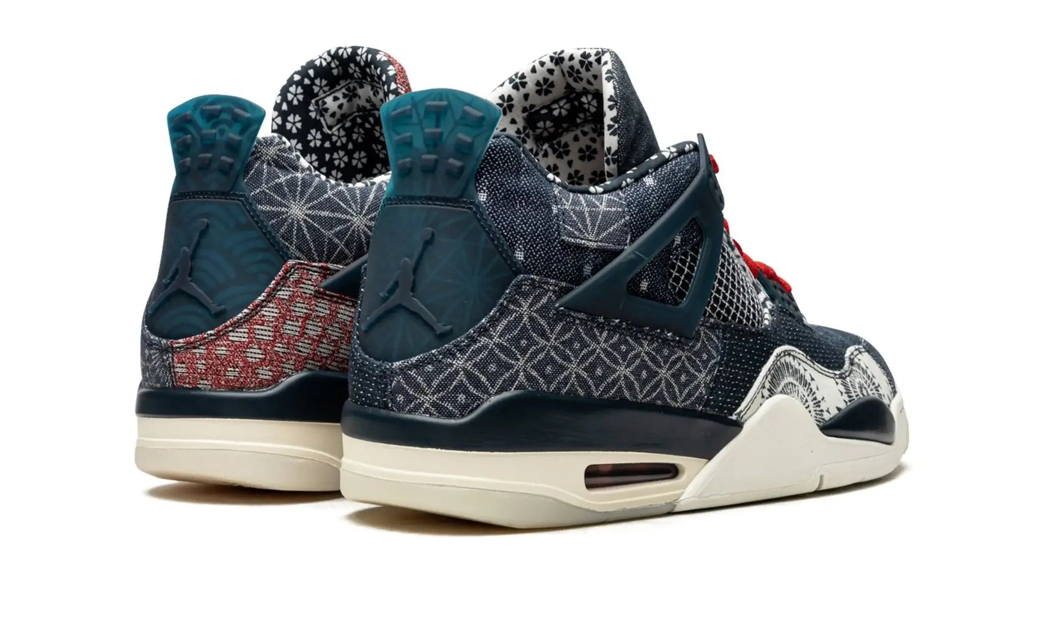Tênis Air Jordan 4 "Sashiko" Denim / Azul - CW0898-400