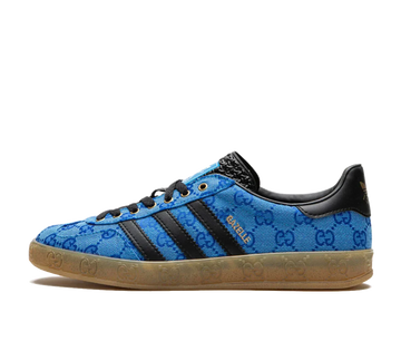 Tênis Adidas x Gucci Gazelle 'GG Monogram Blue' - IE2265