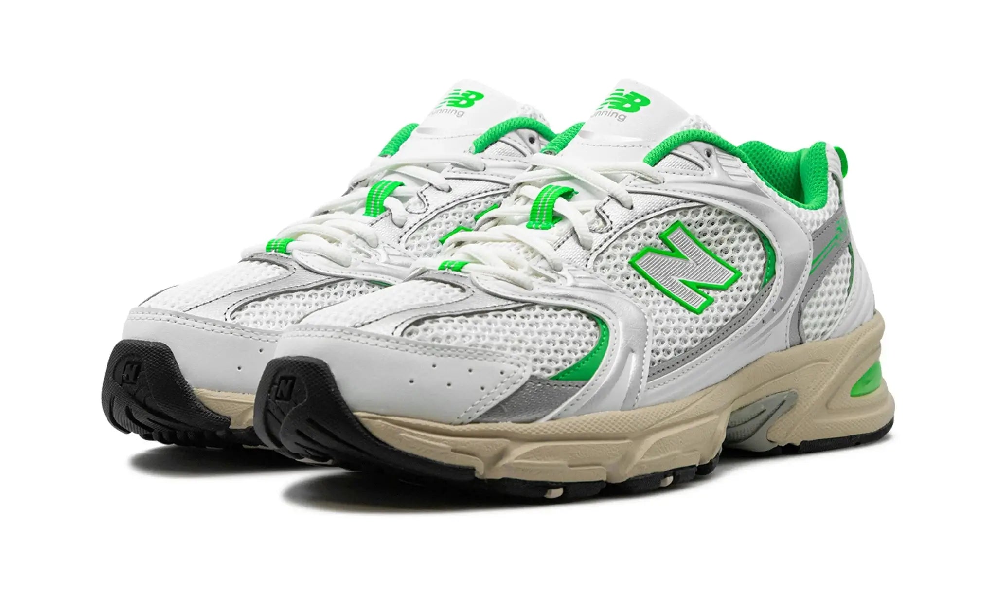 Tênis New Balance 530 "White Palm Leaf" Branco / Verde - MR530EC