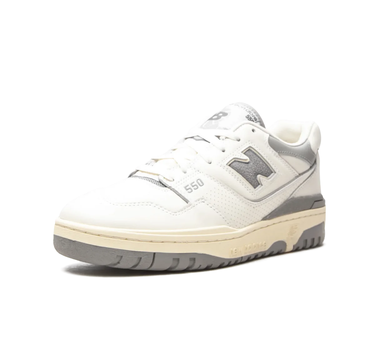 Tênis New Balance 550 x Aime Leon Dore 'White Grey' Branco / Cinza - BB550ALE