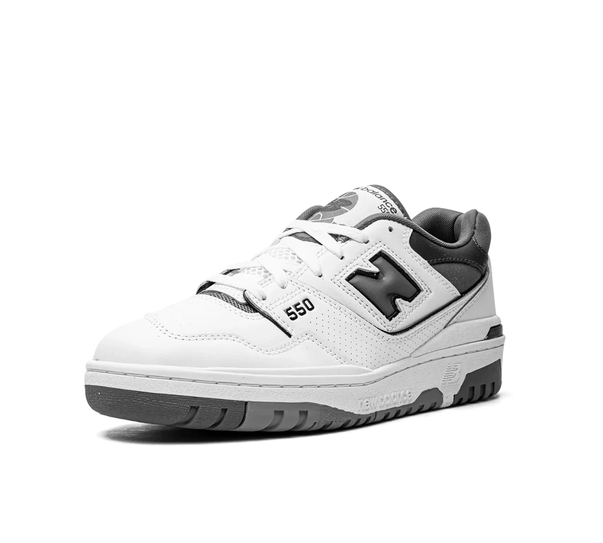 Tênis New Balance 550 'Dark Grey' Branco / Cinza - BB550WTG