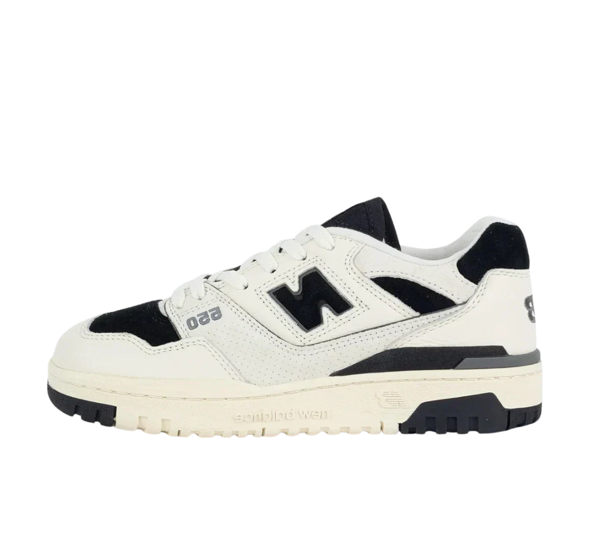 Tênis New Balance 550 'Sea Salt Black' Preto / Branco - BB550LEG