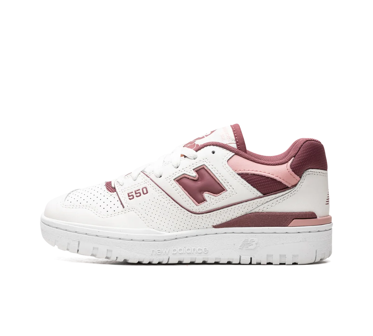 Tênis New Balance 550 'Washed Burgundy' Bordô - BBW550DP