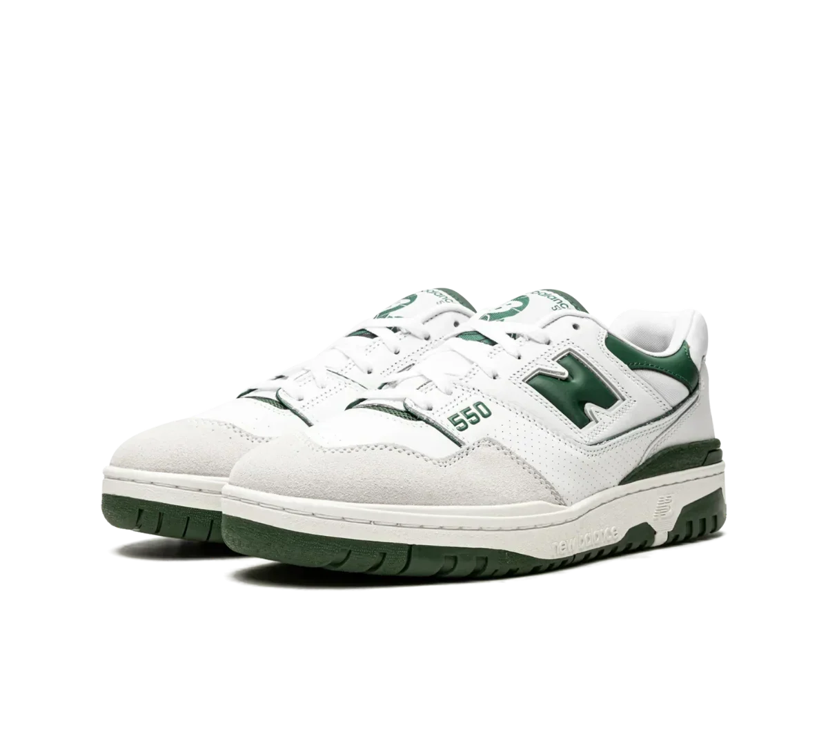 Tênis New Balance 550 'White Green' Branco / Verde - BB550WT1