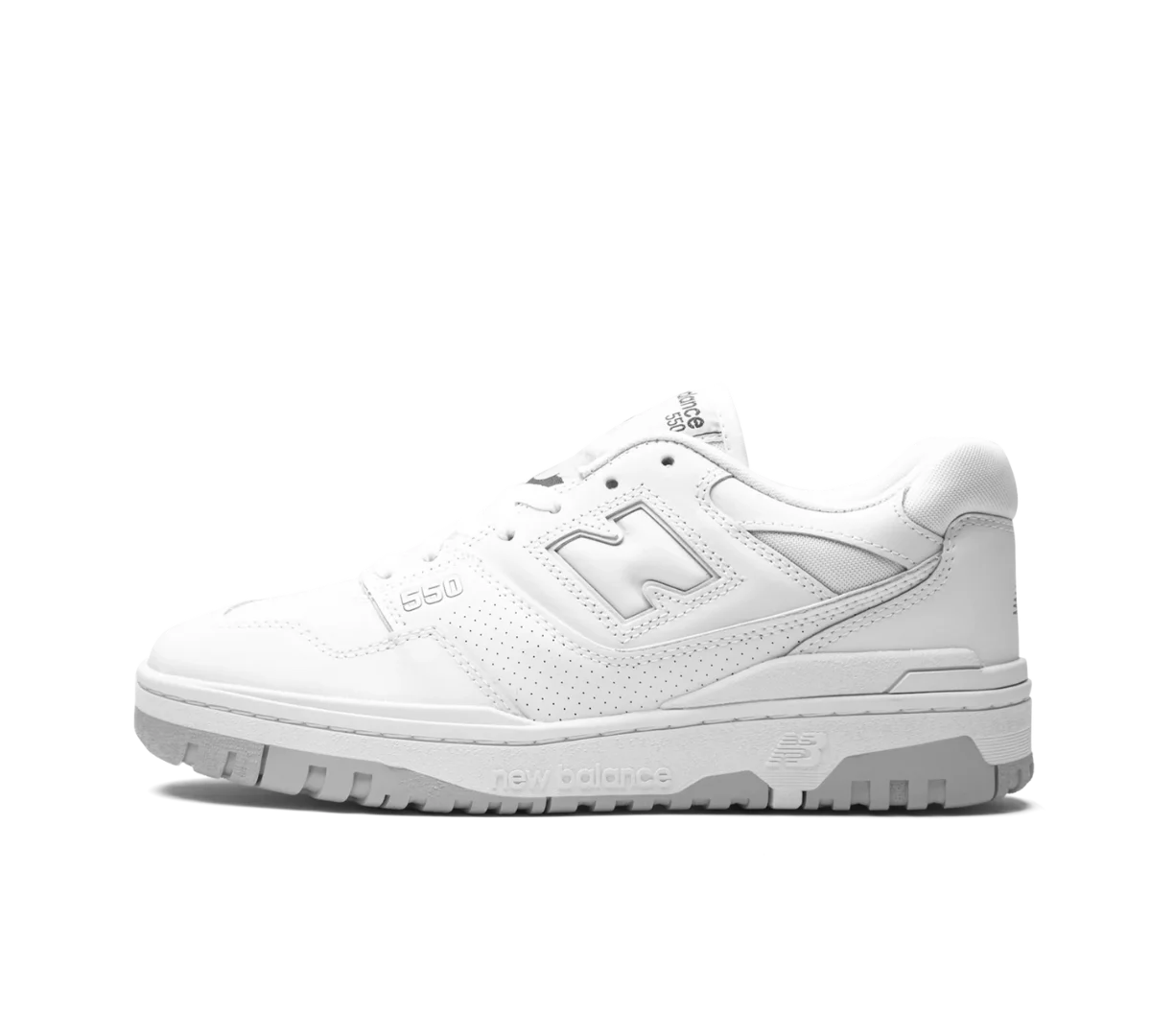 Tênis New Balance 550 'White Grey' Branco / Cinza - BB550PB1