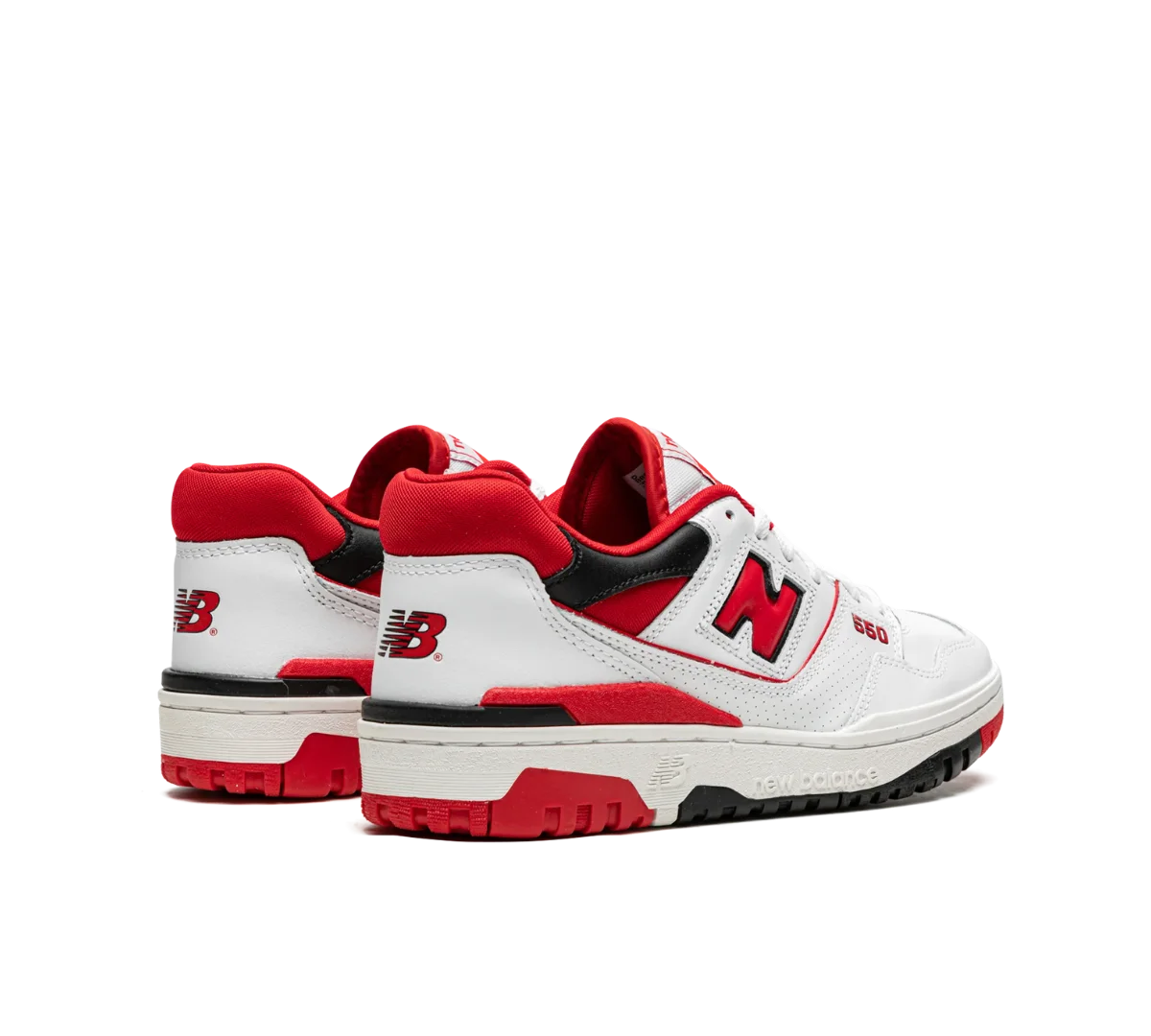 Tênis New Balance 550 'Team Red' Branco / Vermelho - BB550SE1