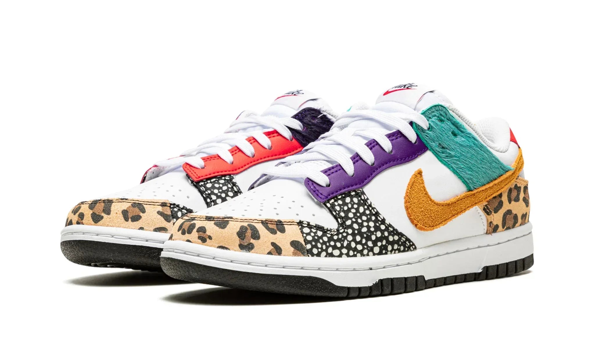 Tênis Nike Dunk Low Feminino "Animal Print" Colorido - DN3866-100
