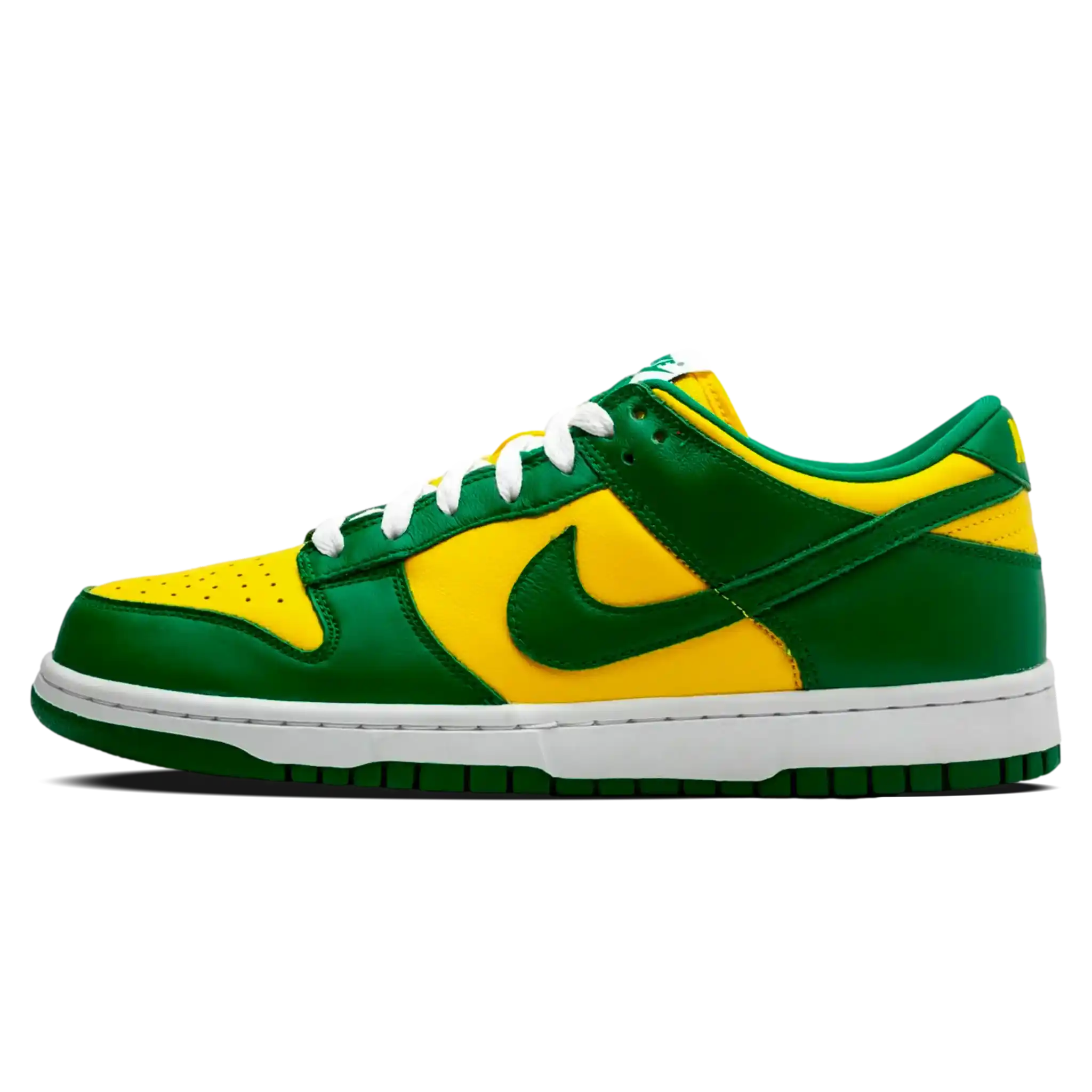 Tênis Nike Dunk Low "Brazil" Verde / Amarelo - CU1727-700