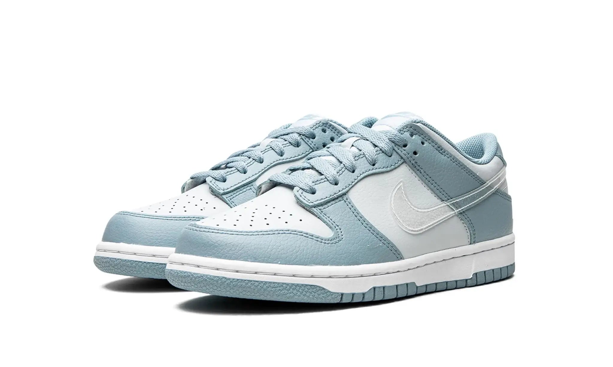Tênis Nike Dunk Low Feminino "Clear Swoosh" Azul - DH9765-401